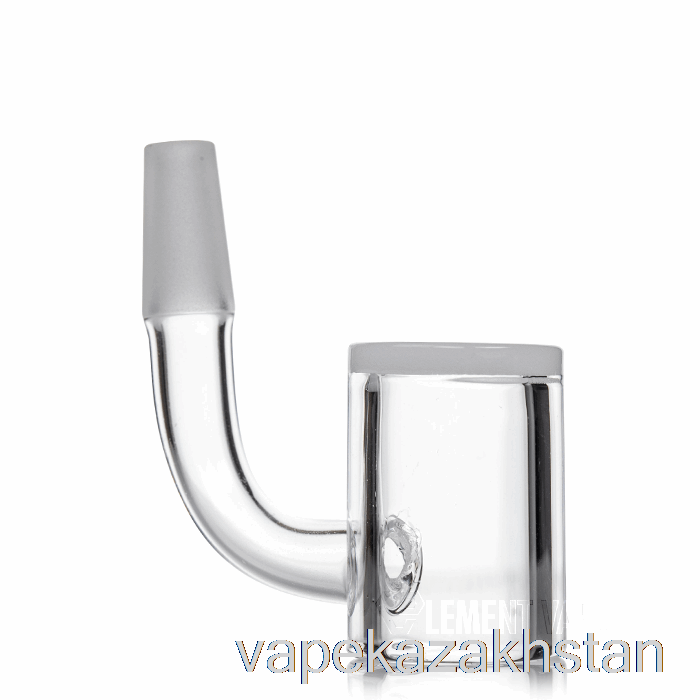 Vape Kazakhstan MJ Arsenal 10mm MINI RIG OPAQUE Bucket Banger Silver - HALF WELD